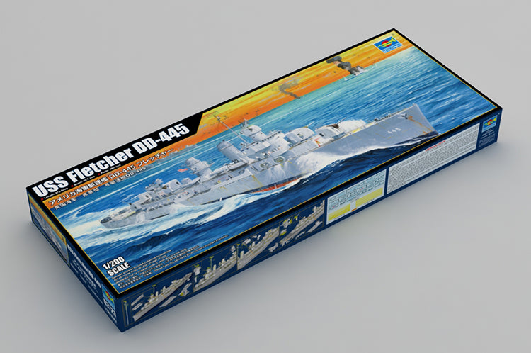 Trumpeter 03723 1:200 USS NAVY Fletcher DD-445 Destroyer Model Assembly Kit