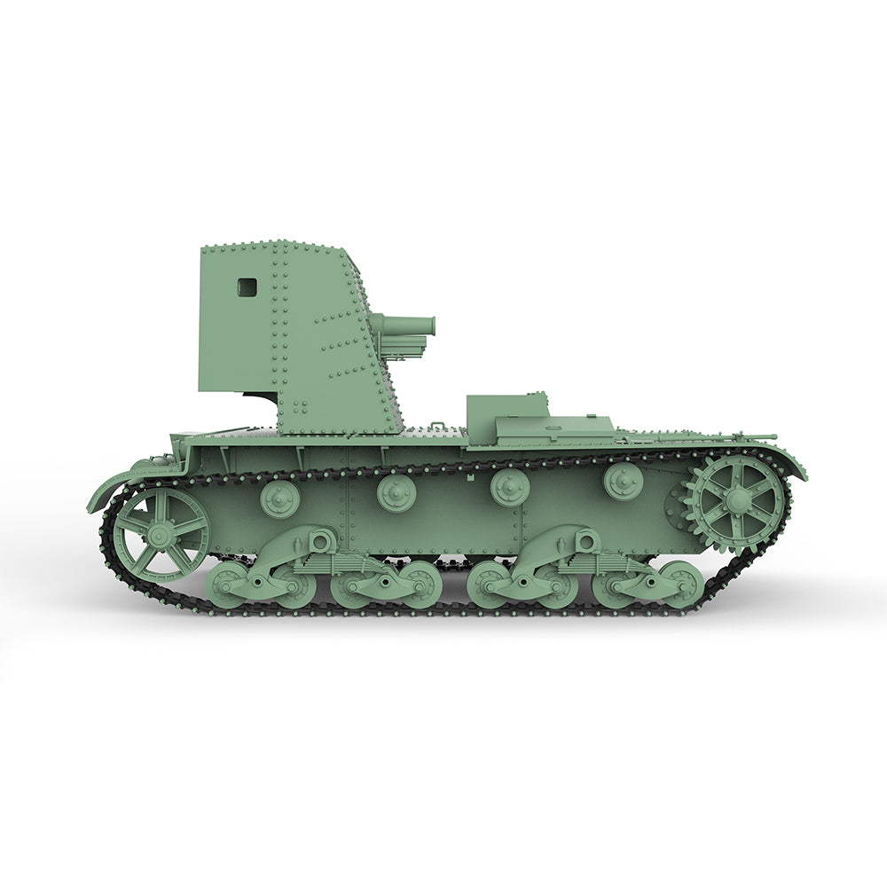 SSMODEL 586A  Military Model Kit Soviet SU-26 Self-Propelled Gun — detail view 4
