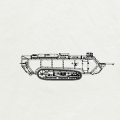 SSMODEL 371 Military Model Kit Great Britain Medium Tanks Char d'assaut 'Saint-Chamond'