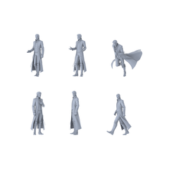 MRY-SFW LYGR427 Young Ghost Hunter Six-Person Daily Routine 3D Printed Resin Model Kit by SSMODEL