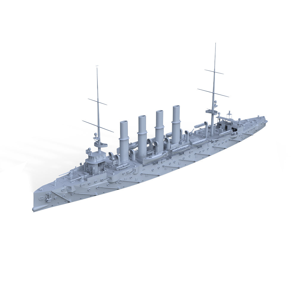 SSMODEL 504 Military Warship Model Kit Russian Navy Varyag Protected Cruiser Main image