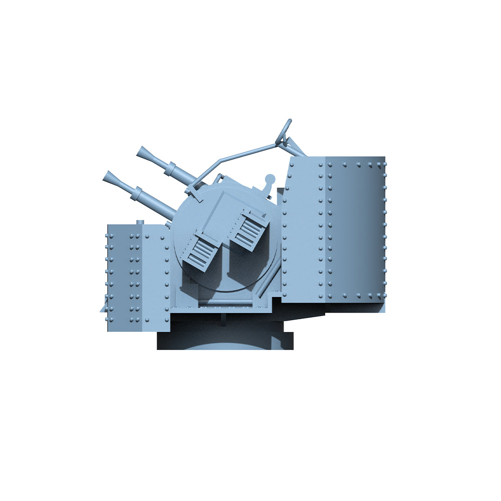 Yao's Studio LY018B 1/700(350,200,144) Model Upgrade Parts British Navy 2pdr Pompom Gun Elevation Angle With Shield — detail view 3
