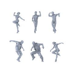 MRY-SFW LYTR446 High-Drama Painting Project? A 6-piece Grey Collection. Master shading on these intensely posed, detail-rich figures. Miniature Car Diorama Figures Scene Props Accessories Resin 3D Printed Resin Model Kit by SSMODEL
