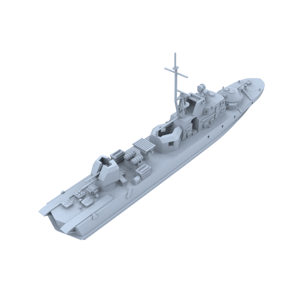 SSMODEL SSC770  Military Model Kit Soviet Pr.1204 Late Modification Water Line Secondary image