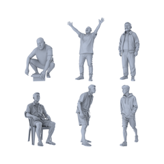 MRY-SFW LYGR230 Northeast Story Tiger Brother Wargame Resin White Kit Miniature Figure Diorama Character Collectible Figurine 3D Printed Resin Model Kit by SSMODEL