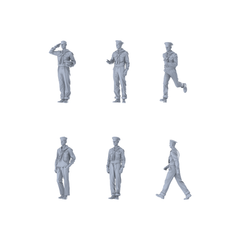 MRY-SFW LYGR420 WWII U.S. Navy Six-Person Daily Routine 3D Printed Resin Model Kit by SSMODEL