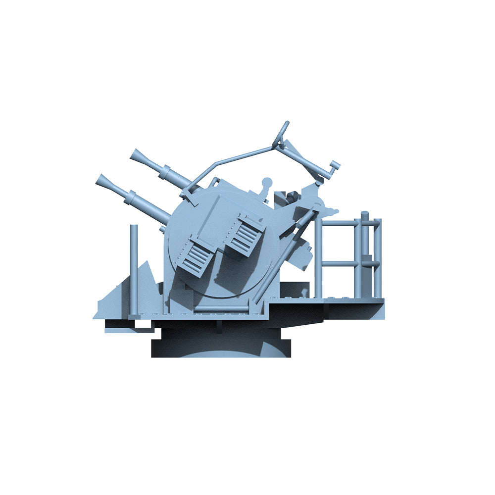 Yao's Studio LY017B 1/700(350,200,144) Model Upgrade Parts British Navy 2pdr Pompom Gun Elevation Angle Without Shield — detail view 3