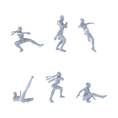 MRY-SFW LYTR475F  Modern Ninja Style Bandage Female Single 3D Printed Resin Model Kit by SSMODEL