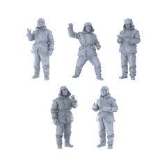 MRY-SFW LYGR206 Chinese People's Volunteer Army leisure military theme military model war flag resin white mold theme war game miniature soldier scene figure hand model hand painting 3D Printed Resin Model Kit by SSMODEL