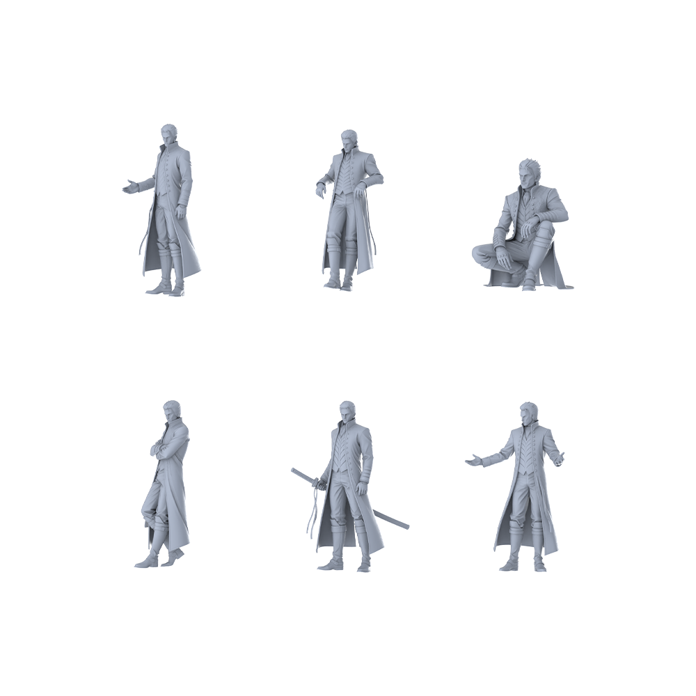 MRY-SFW LYGR428 Young Ghost Hunter Six-Person Daily Routine 2 3D Printed Resin Model Kit by SSMODEL