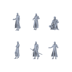 MRY-SFW LYGR428 Young Ghost Hunter Six-Person Daily Routine 2 3D Printed Resin Model Kit by SSMODEL