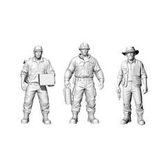 MRY-SFW LYGR327 3D Printed Post-Apocalyptic Highway Driver Survivors Set Wargame Miniatures 3D Printed Resin Model Kit by SSMODEL
