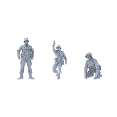 MRY-SFW LYGR187 WWII US Army Surrender Wargame Resin Blank Model Miniature Scene Figure Hand Model Hand Painted 3D Printed Resin Model Kit by SSMODEL
