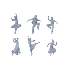 MRY-SFW LYTR447 Theatre Stage Set? 6 Dancing . Capture ballet and folk dance moments your artistic displays. Miniature Car Diorama Figures Scene Props Accessories Resin 3D Printed Resin Model Kit by SSMODEL