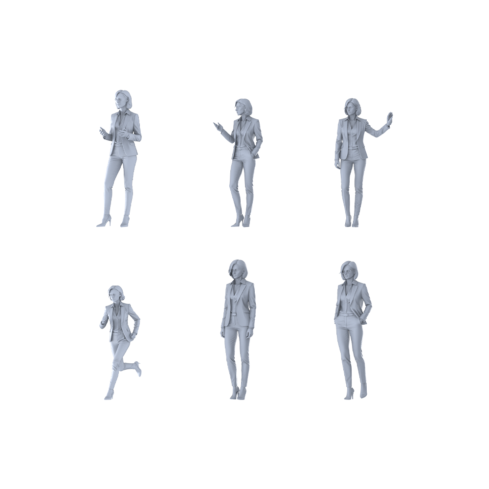 MRY-SFW LYGR433 Zombie Killer 2 Six-Person Daily Routine 3D Printed Resin Model Kit by SSMODEL