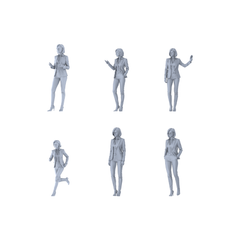 MRY-SFW LYGR433 Zombie Killer 2 Six-Person Daily Routine 3D Printed Resin Model Kit by SSMODEL