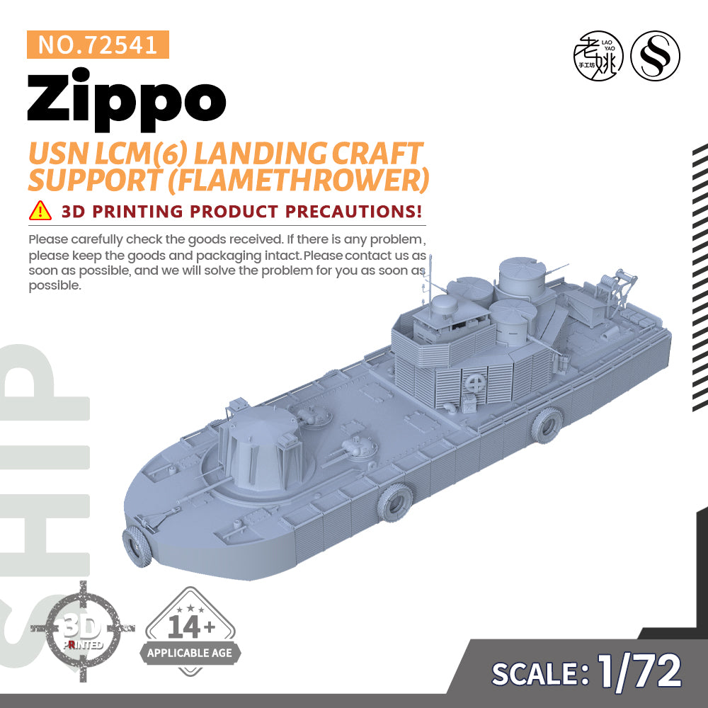 SSMODEL 72541 1/72 Military Model Kit USN LCM(6) 