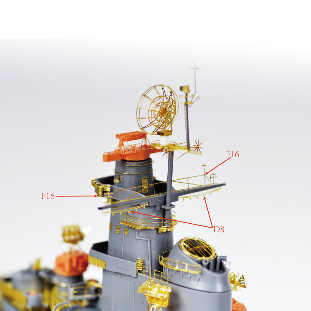 SSMODEL SS310 Model Super Detail Up Sets USN WWII Missouri For VF350909 Main image