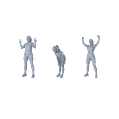 MRY-SFW LYTR380  Female Footballers 6-Pack, Ideal Stadium, Tabletop Painting Miniature Car Diorama Figures Scene Props Accessories Resin 3D Printed Resin Model Kit by SSMODEL