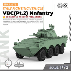 SSMODEL 678 Military Armoured Model Kit Italy VBC??Pt.2?¡§o?Nnfantry Fighting Vehicle