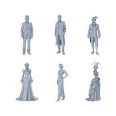 MRY-SFW LYTR189C Modern Retro Masquerade Male Single 1pc 3D Printed Resin Model Kit by SSMODEL