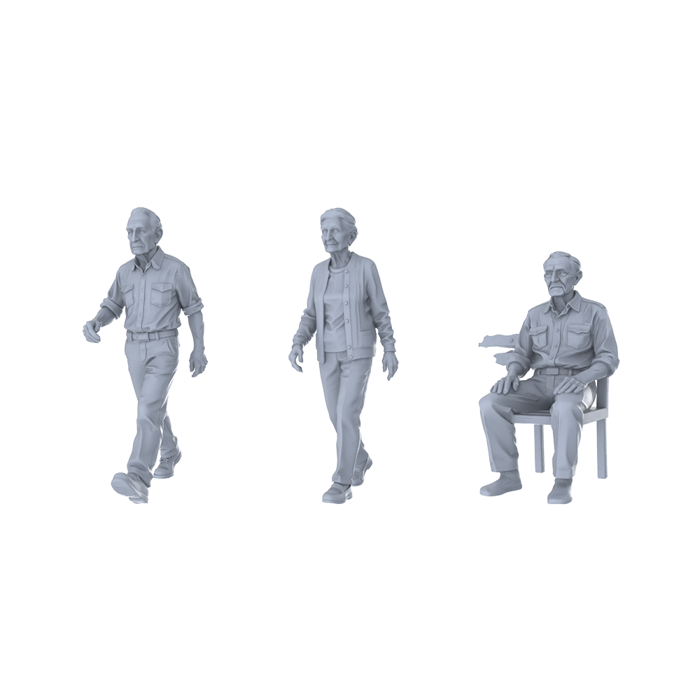 Yao's Studio LYTR344 Matador & Bull Hexad Resin Miniature Model 6-Piece Set, Unpainted Spanish Bullfighting Figures, DIY Painting Scene Decoration Miniatures Diorama Resin Figures 3D Printed Resin Model Kit by SSMODEL