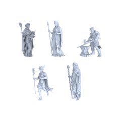 MRY-SFW LYGR149 Greek gods wargame model resin blank wargame miniature figure scene character figure hand painted 3D Printed Resin Model Kit by SSMODEL