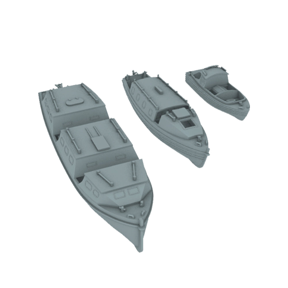 Yao's Studio LY003C 1/700(350,200,144) Model Upgrade Parts Royal Navy Life Boats 3 styles 2 sets Type C — detail view 3