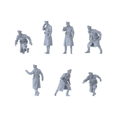 MRY-SFW LYGR419 WWII German Army Seven-Person Battle 3D Printed Resin Model Kit by SSMODEL