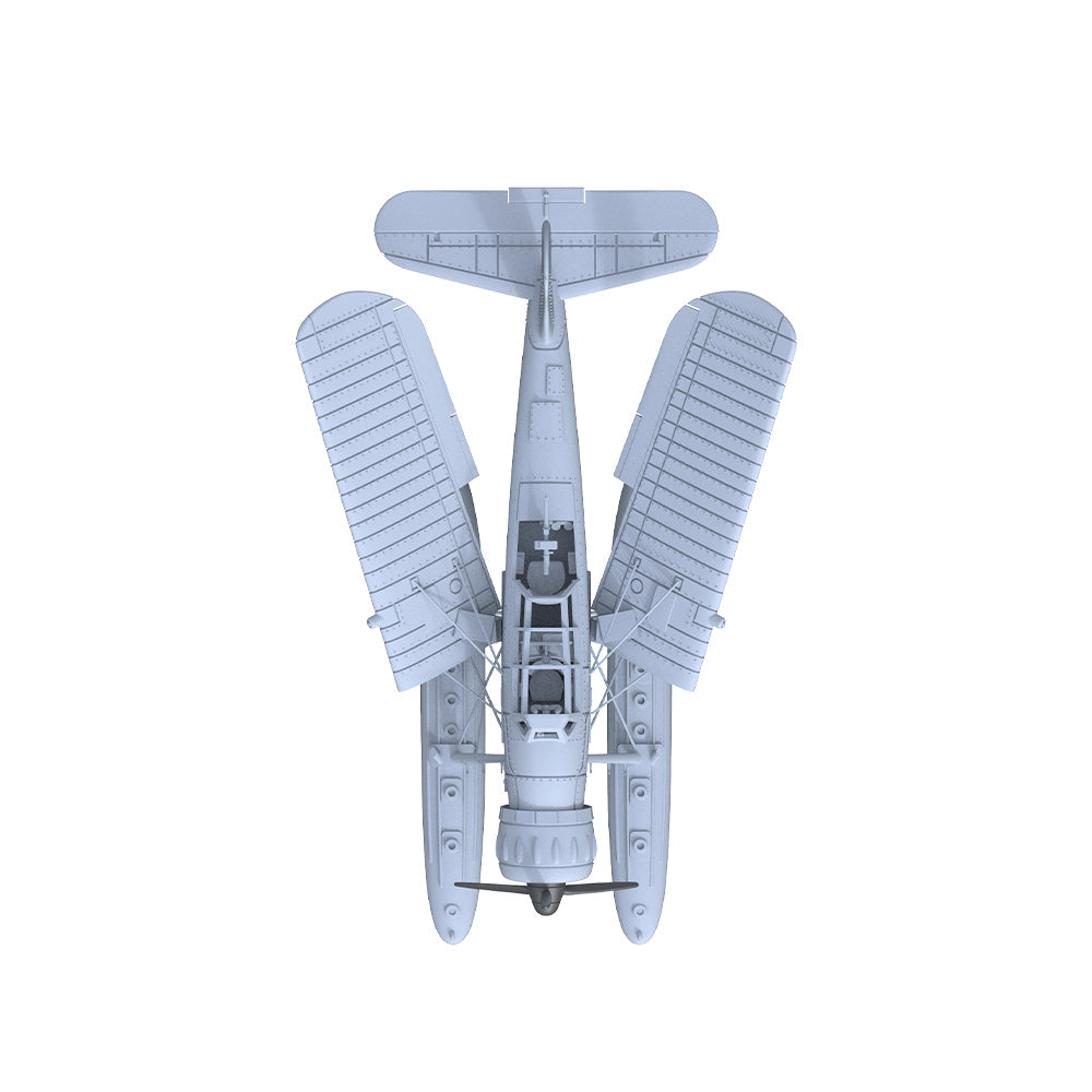 Yao's Studio LYR503 Fighter Aircraft Military Model Kit German Navy Arado AR-196 A-1 Light Seaplane Folding — detail view 2