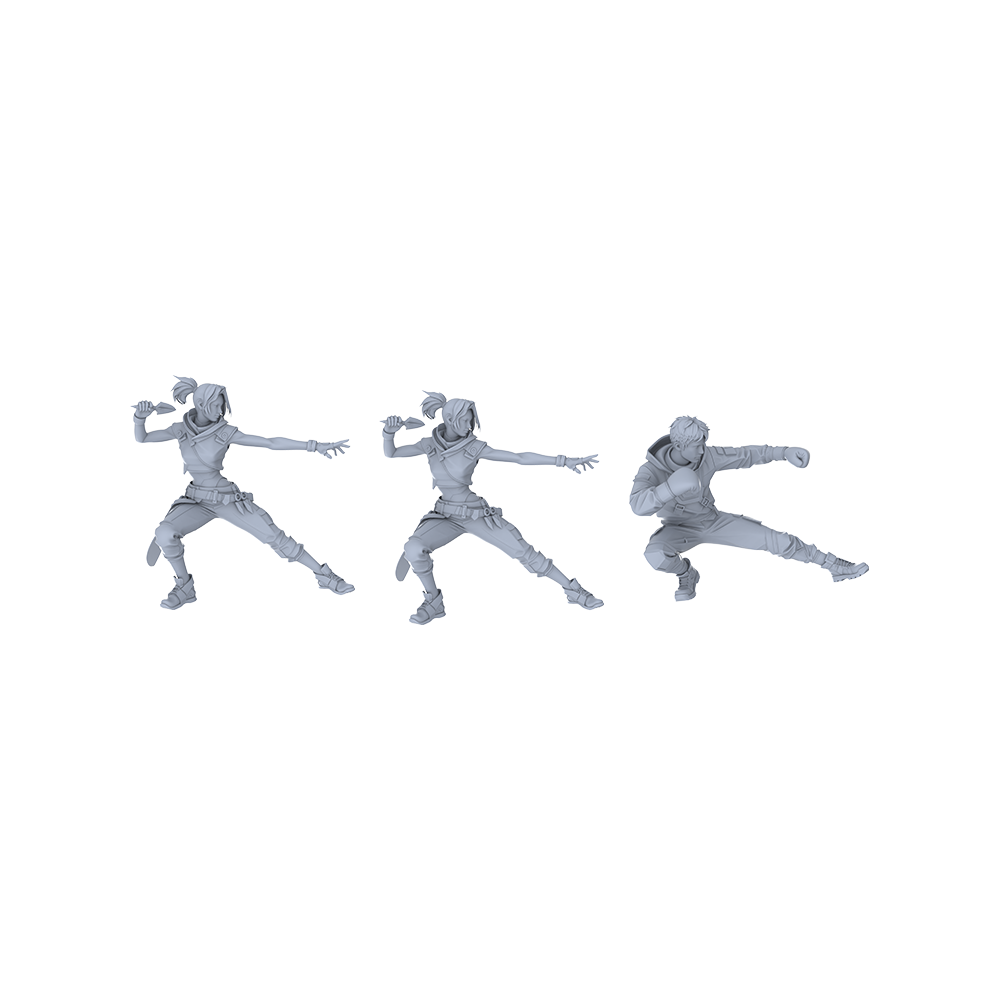 MRY-SFW LYGR067 Lurker Squad Military Theme Wargame Resin White Model Game Theme Sci-Fi Theme Wargame Miniature Soldiers Scene Characters Figure Hand-Painted 3D Printed Resin Model Kit by SSMODEL