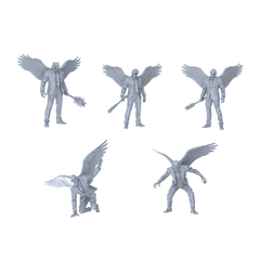 MRY-SFW LYGR057 Biological Mutation Series, Avian Human, wargame, resin blank model, sci-fi theme, fantasy theme, miniature figure, scene character, figure, hand-painted S Scale 3D Printed Resin Model Kit by SSMODEL