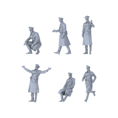 MRY-SFW LYGR417 WWII German Army Six-Person Daily Routine 2 3D Printed Resin Model Kit by SSMODEL