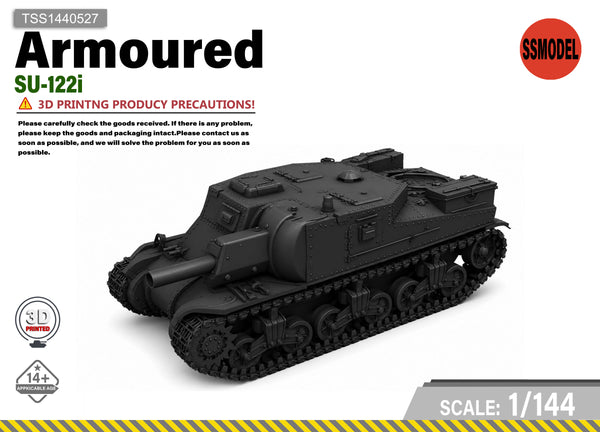 SSMODEL 1/144 SU-122i Tank Resin Model Kit TSS1440527