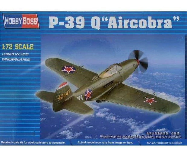 Trumpeter HOBBY BOSS 80240 1/72 P-39Q Air Cobra fighter