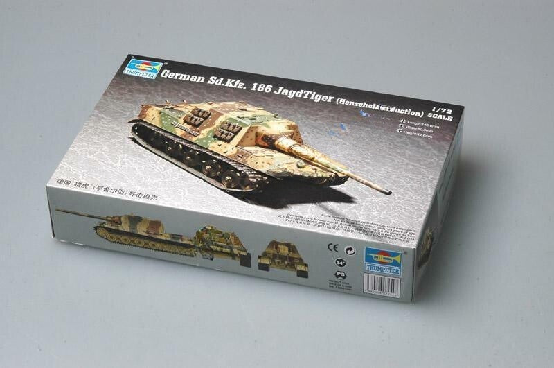Trumpeter 1/72 07254 German Sd.kfz.186 Jagdtiger (Henschel production)