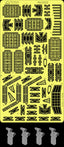 Rainbow PE 1/350 IJN Radar (Type 13/21/22) [1PE, 4Resin parts] RB3552