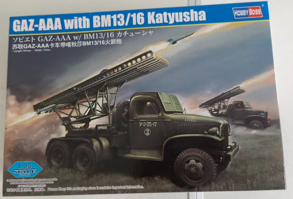 Hobby Boss 84572 1/35 GAZ-AAA Cargo Truck w/BM13/16