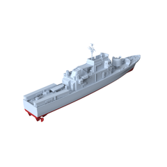 SSMODEL SSC765S  Military Model Kit USS Asheville-Class Douglas (PGM-100) Full Hull