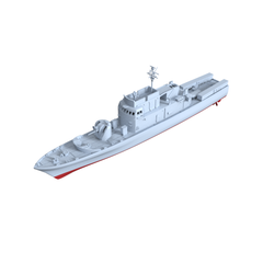SSMODEL SSC765S  Military Model Kit USS Asheville-Class Douglas (PGM-100) Full Hull
