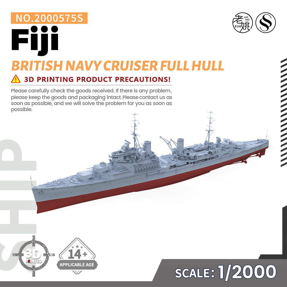 MRY-SFW SSC575S Parts British Navy Fiji Cruiser Full Hull Adult Collectible