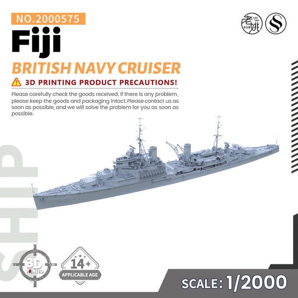 MRY-SFW SSC575 Parts British Navy Fiji Cruiser Water Line Adult Collectible