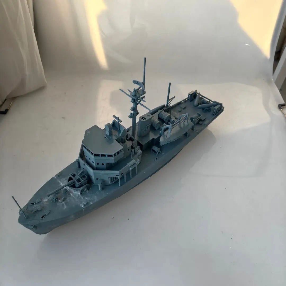 SSC160 Military Model  USS Aggressive CLass Minesweeper Water Line — scale model kit