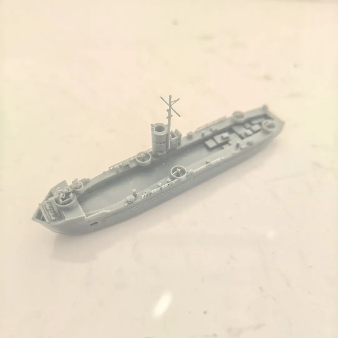 MRY-SFW SSC152 US Navy LSM 1 Class Landing Ship Medium Water Line Resin Warship Military Ship Model Hobby Collection Unassembled Unpainted — detail view 6