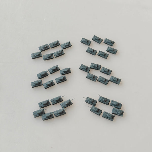 MRY-SFW SSZH002 1/700 Soviet Steel Giants: Complete KV Heavy Tank Collection (7 Models) — L-11 to KV-85 KV-1 Variants + KV-2 + KV-85 Resin Model Kit Unassembled Unpainted