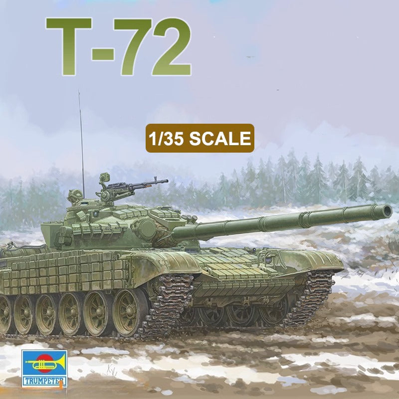 Trumpeter 09602 1/35 Soviet T-72 Ural with Kontakt-1 Reactive Armor
