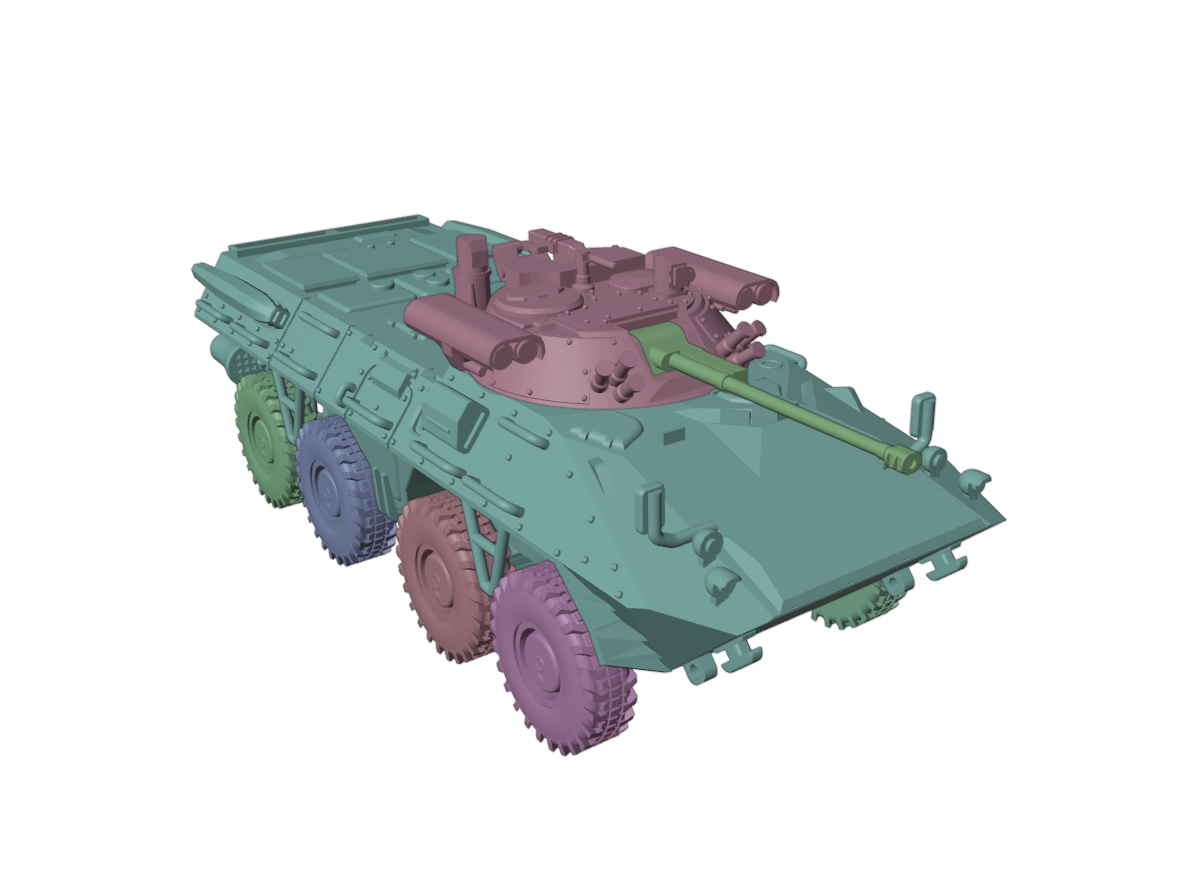 SSMODEL MODEL KIT 1/144 BTR-90 tank（Berezhok turret）（8×8）VWIFV144RUS0013