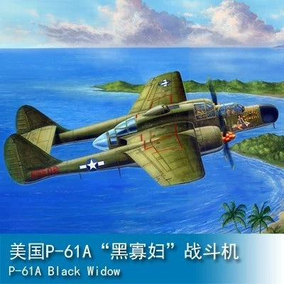 Trumpeter HOBBY BOSS 1/48 American P-61A Fighter 81730 — scale model kit