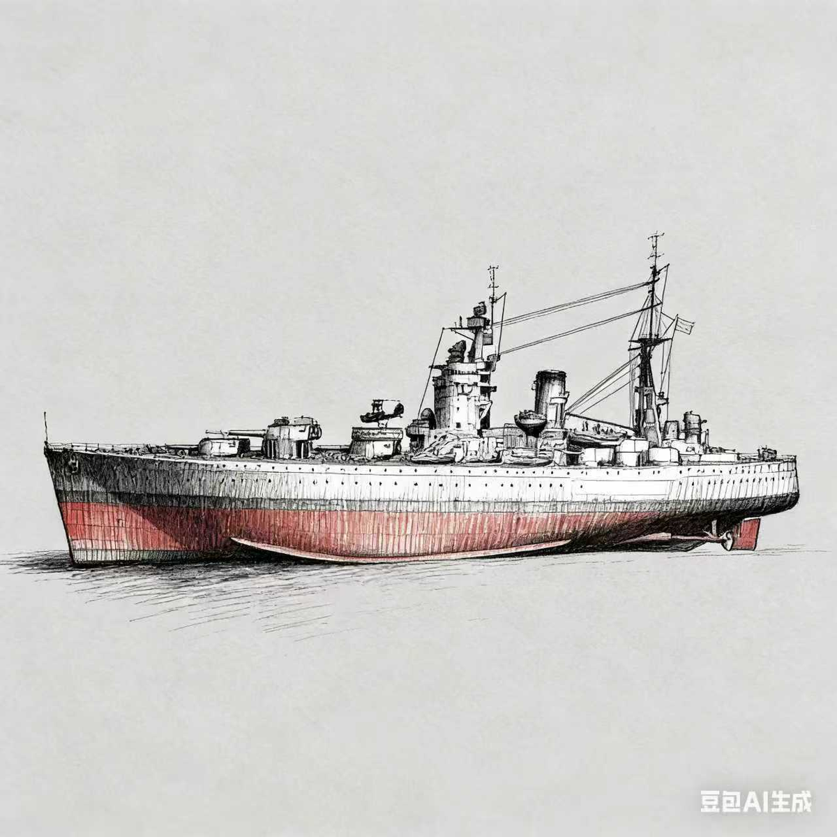 SSC141SMilitary Model HMS Nelson Class Rodney Battleship(29) Full Hull Main image