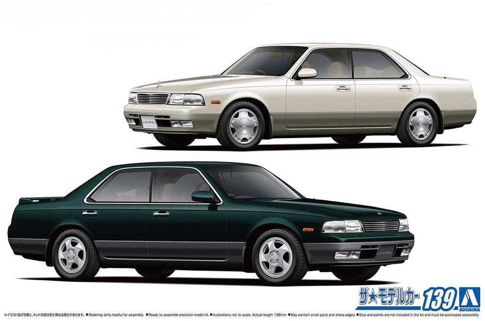 Aoshima 1/24 Nissan GC34 Laurel Medalist V/ Club S '93 — scale model kit